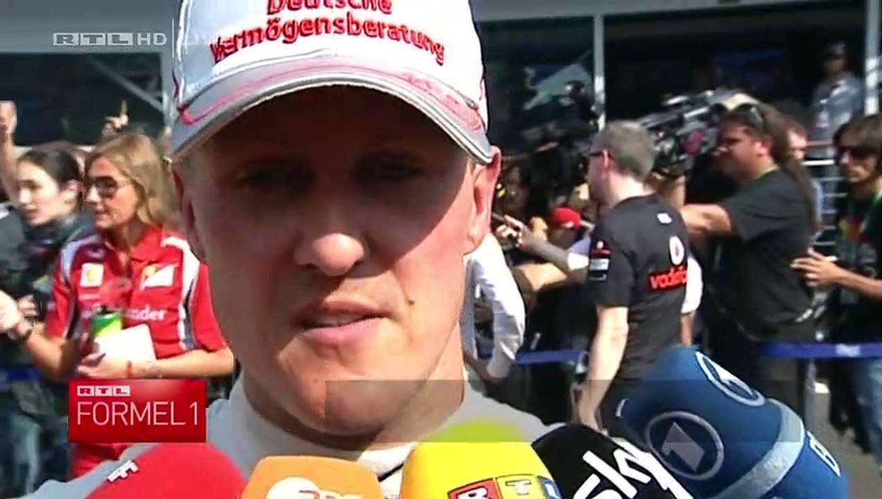 Michael Schumacher - Interview nach Grand Prix von Italien 2011