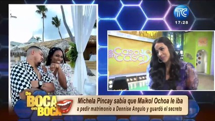 ¿Michela Pincay será la madrina del matrimonio de Denisse Angulo?