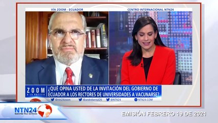 Escándalo en Ecuador por invitación a rectores de universidades a vacunarse