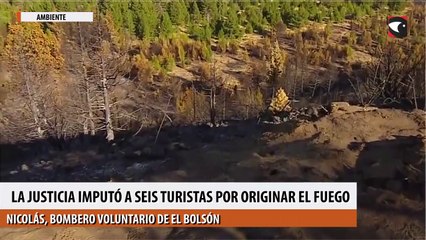 Incendio forestal en El Bolsón la Justicia imputó a seis turistas por originar el fuego