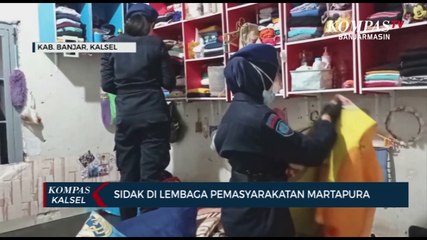 Razia dalam Lapas Perempuan Martapura, Petugas Sita Beragam Barang Terlarang