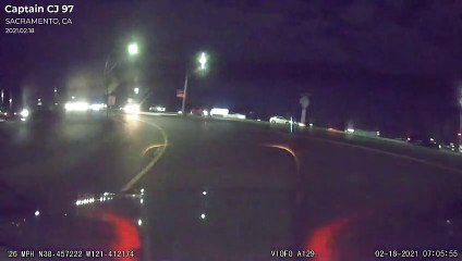 Almost rear ended thankfully not 2021.02.18 — SACRAMENTO, CA