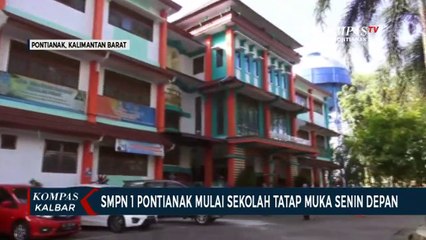 Senin Depan, SMPN 1 Pontianak Mulai Sekolah Tatap Muka dengan Protokol Kesehatan Ketat
