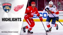 Panthers @ Red Wings 2/19/21 | NHL Highlights