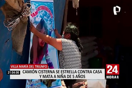 Exceso de velocidad habría provocado impacto de camión que mató a niña en VMT