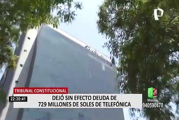 TC declara fundada acción de amparo que evita gue Telefónica paque S/ 729 millones a la Sunat