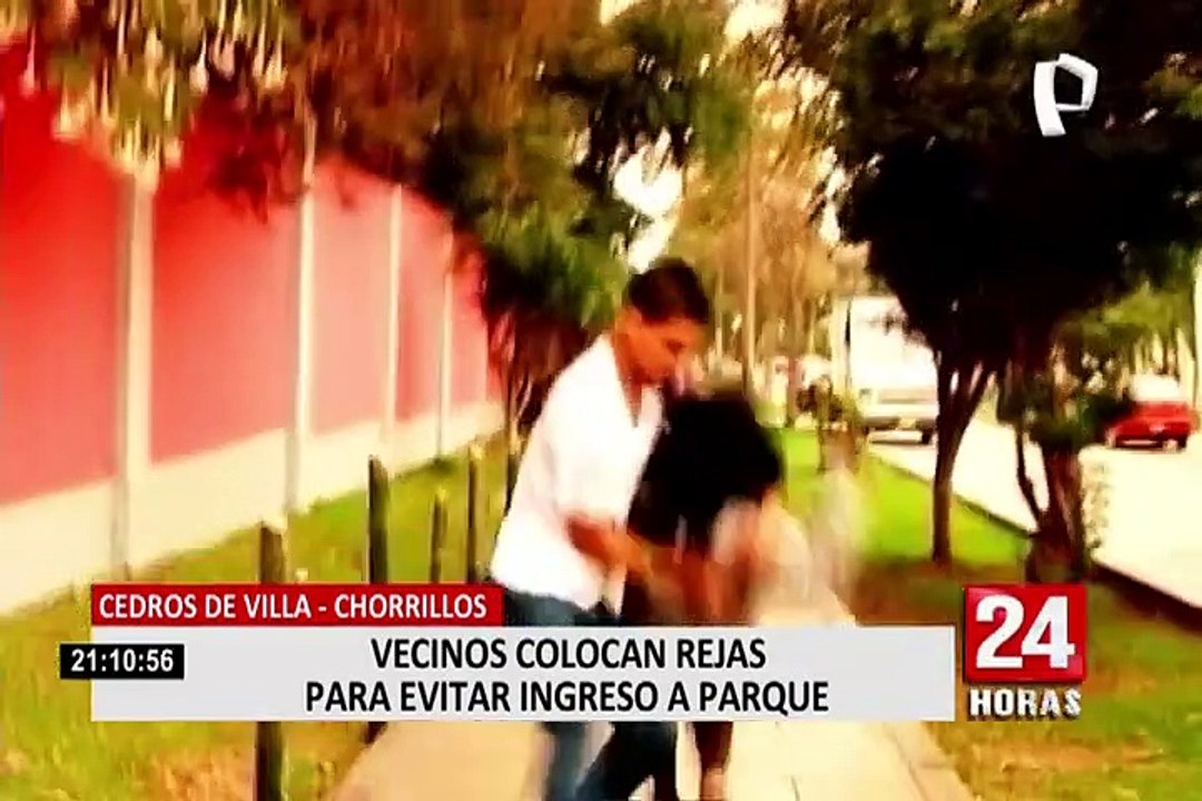 Chorrillos: vecinos cierran acceso a urbanización para frenar inseguridad ciudadana