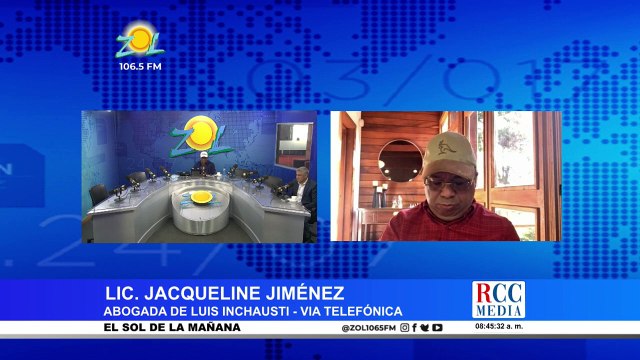 Abogada de Luís Inchausti, Jacqueline Jiménez comenta sobre el caso de violencia de género