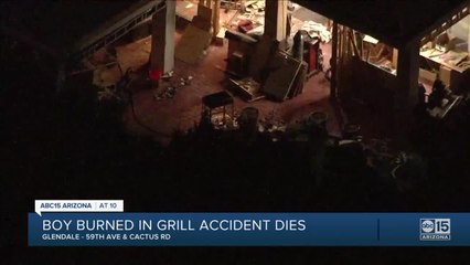 Boy dies after BBQ grill explosion in Glendale