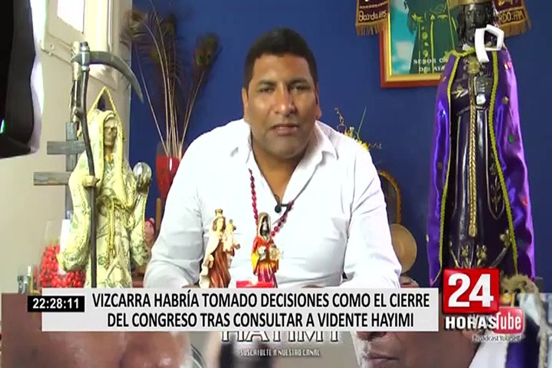 “Vizcarra cerró el Congreso tras consultar con el espiritista  Hayimi”, asegura periodista Carlos Paredes
