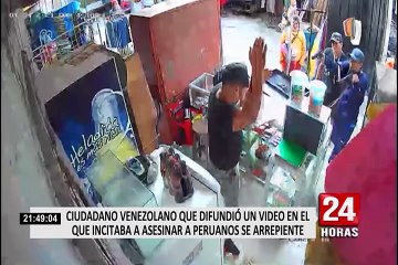 Ciudadano que publicó vídeo para matar a peruanos se arrepiente y pide perdón