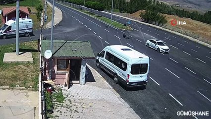 Doğu Karadeniz’de dikkatsiz sürücülerin kazaları MOBESE kameralarına yansıdı