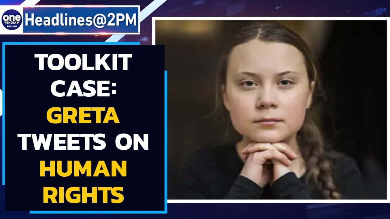Greta tweets on 'human rights' days after Disha Ravi arrest | Oneindia News