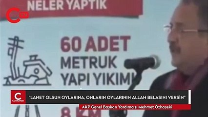 AKP'li Özhaseki'den HDP'ye: Lanet olsun oylarına, onların oylarının Allah belasını versin