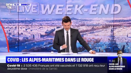 Covid : les Alpes Maritimes dans le rouge - 20/02