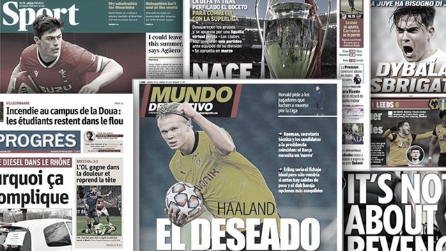 La folle envie du FC Barcelone avec Erling Haaland, l'Italie attend le réveil de Paulo Dybala