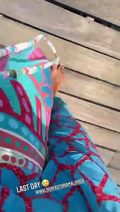 Cathy Guetta s'est offert des vacances aux Maldives en famille.