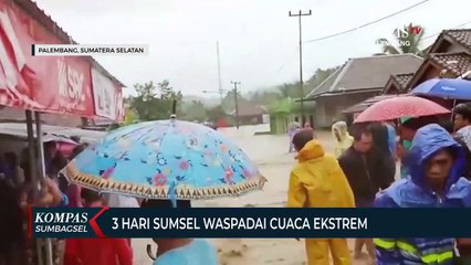 3 Hari Sumsel Waspadai Cuaca Ekstrem