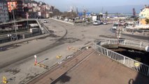 ZONGULDAK - Cadde ve sokaklarda sessizlik hakim