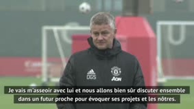 25e j. - Solskjaer : Nous allons discuter avec Cavani