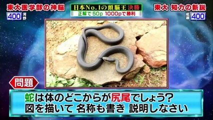 金曜ロードSHOW!「最強の頭脳日本一決定戦! 頭脳王2021」 2021年2月19日 part 2/3