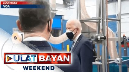 U.S. Pres. Biden, personal na binisita ang Pfizer manufacturing plant;  Major disaster, nakatakdang ideklara sa Texas; 46 balyena, patay matapos ma-stranded sa Madura Island