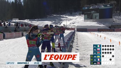 Le résumé du relais féminin de Pokljuka - Biathlon - Mondiaux