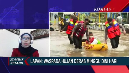 LAPAN: Hujan di Jakarta akan Terjadi Dini Hari dengan Intensitas Tinggi Hingga 22 Februari