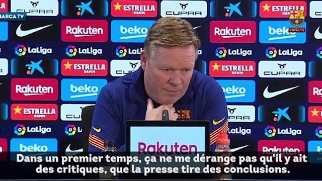 FC Barcelone : Ronald Koeman ne fait pas attention aux critiques