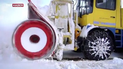 Kastamonu'nun 'kar savaşçıları' 24 saat görev başında