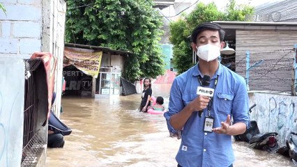 Banjir di Cipinang Melayu Ketinggian Air Capai 2,5 Meter