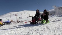 SAMSUN - Ladik Akdağ Kayak Merkezi kayakseverlerden ilgi gördü
