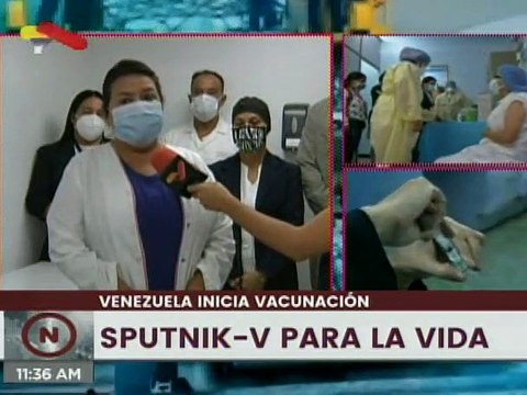 6.700 trabajadores de la salud han sido vacunados con la Sputnik-V en el estado La Guaira