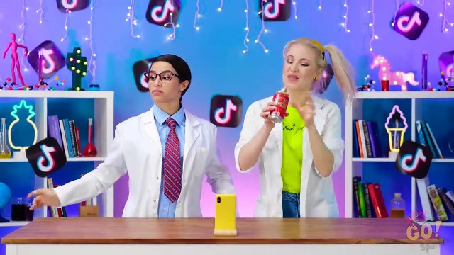 PROBAMOS LOS MEJORES TRUCOS DE TIKTOK || Los trucos más originales por 123 GO!