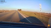 close call with minivan looking at her cell phone 2012.02.19 — SANDBORN, IN