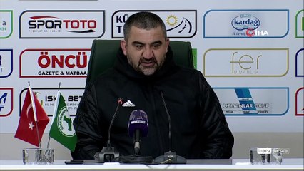 Giresunspor - Ankaraspor maçının ardından