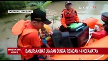 Banjir Karawang Terjang 14 Kecamatan, Rendam 3.300 Rumah
