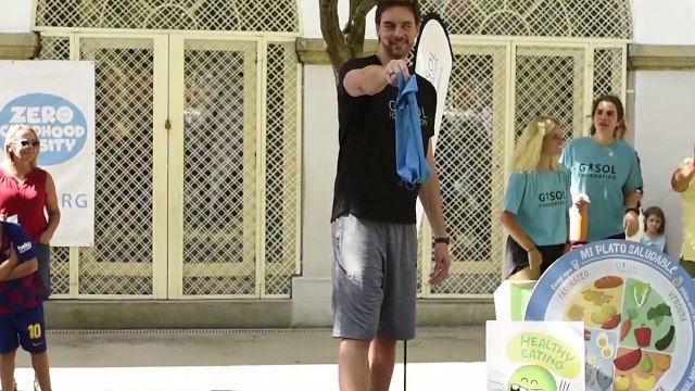 Pau Gasol regresa al Barça 20 años después