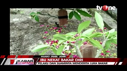 Seorang Ibu Nekat Membakar Dirinya Sendiri dan Anaknya
