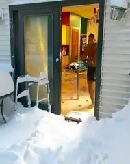 Como en sus mejores años: Endy Chávez se luce con una atrapada en plena tormenta invernal
