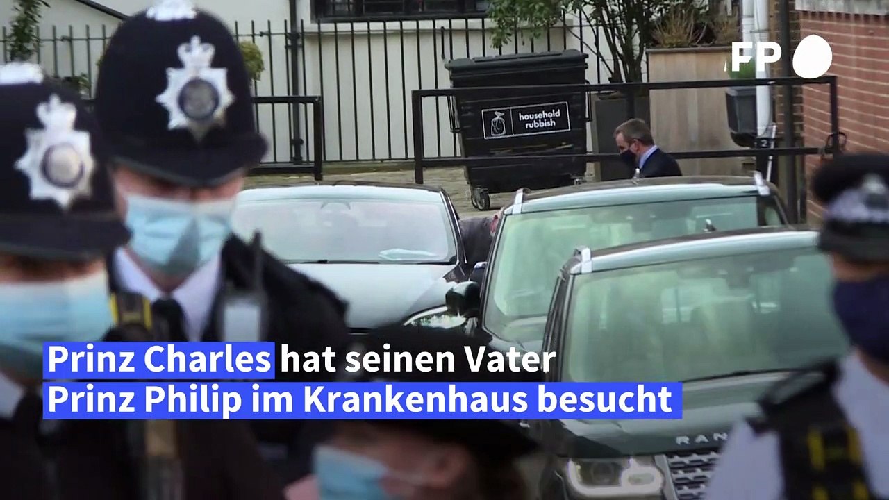 Prinz Charles besucht seinen Vater Philip in Londoner Krankenhaus