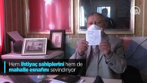 Her mahalleye lazım! Bu muhtar hem ihtiyaç sahiplerinin hem de esnafın yüzünü güldürüyor