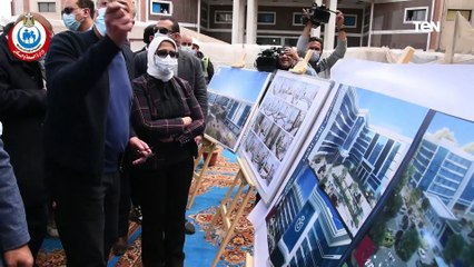 تفقد وزيرة الصحة لعدد من المنشآت الطبية بمحافظة الإسماعيلية