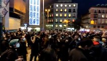 Protestas ante el encarcelamiento de Pablo Hasél en Madrid