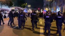 Imatges de l'actuació dels Mossos en la manifestació a Barcelona. Guillem Ramos