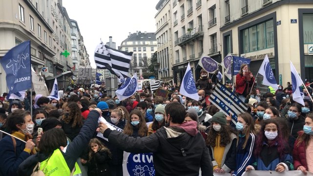 Brest. Plus de 1 500 personnes manifestent en faveur