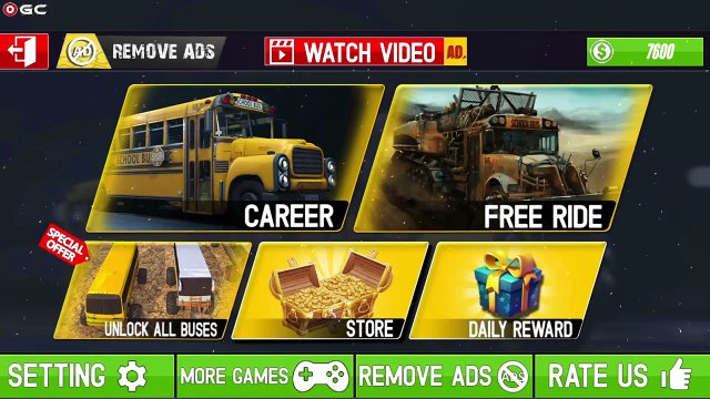 Monster Bus Derby - Bus Demolition Derby 2021- Crazy Monster Truck Games - Android GamePlay #3