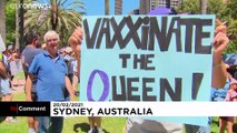 Australie : les anti-vaccins manifestent quelques heures avant le début de la campagne