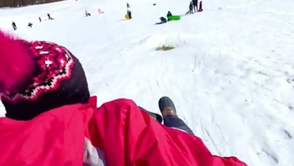 A great day for sledding in New Jersey