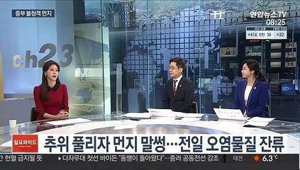 [일요와이드] 중부 먼지·동해안 산불 주의…날씨 전망과 이슈